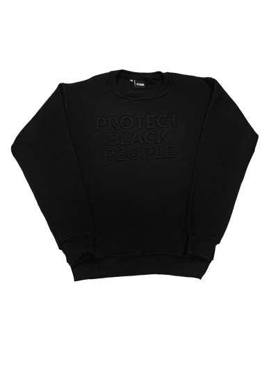 PBP - Crewneck Sweatshirt (Black) - 3D Embroidery