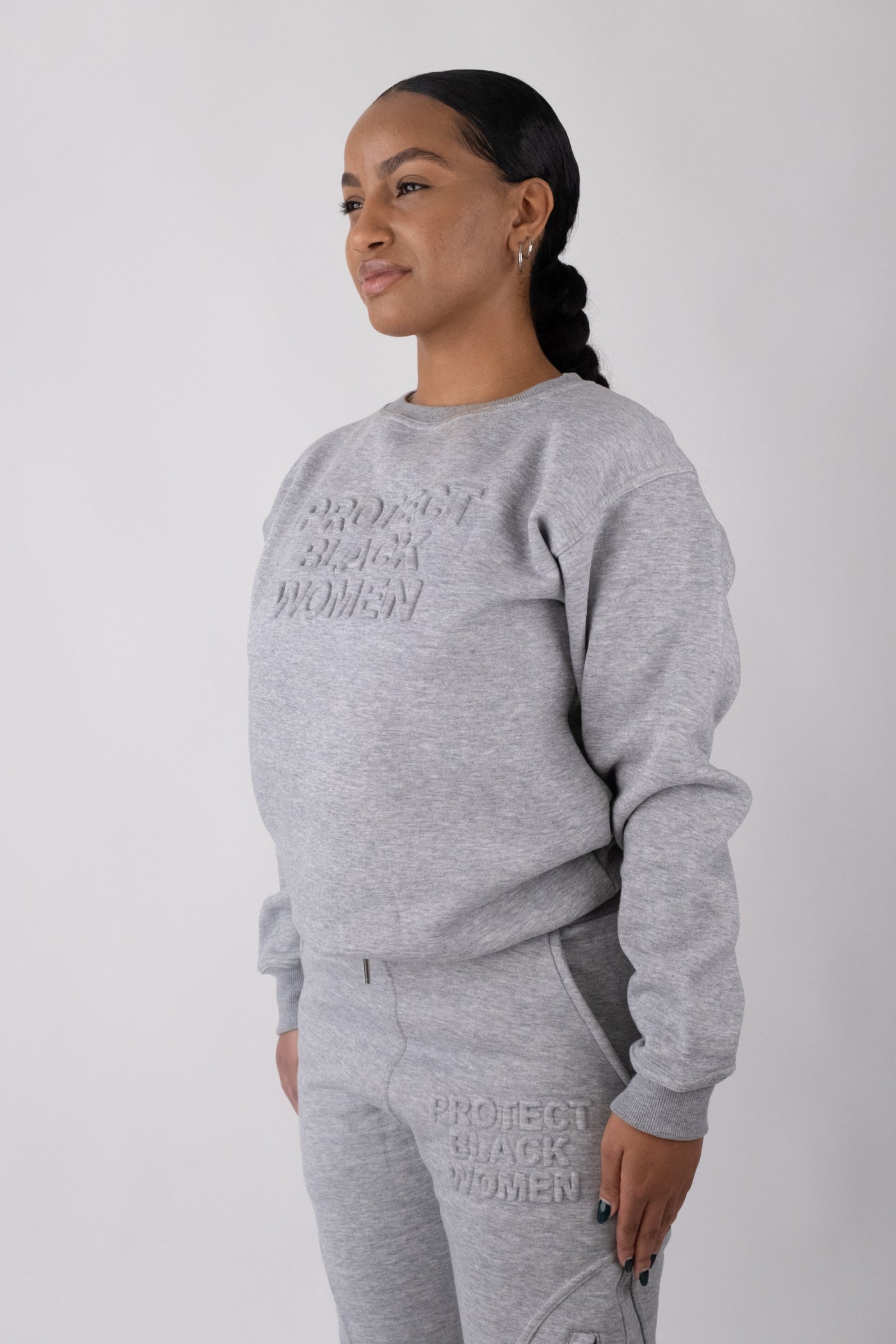 PBW - Crewneck Sweatshirt (Heather) - 3D Embroidery