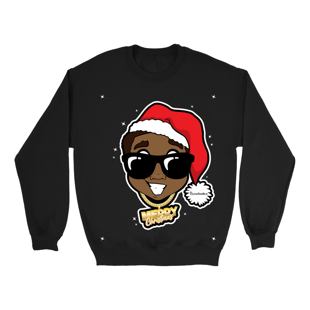 Black Santa Jr With the Gold Chain Christmas Unisex Sweatshirt - Sizes S to 5XL