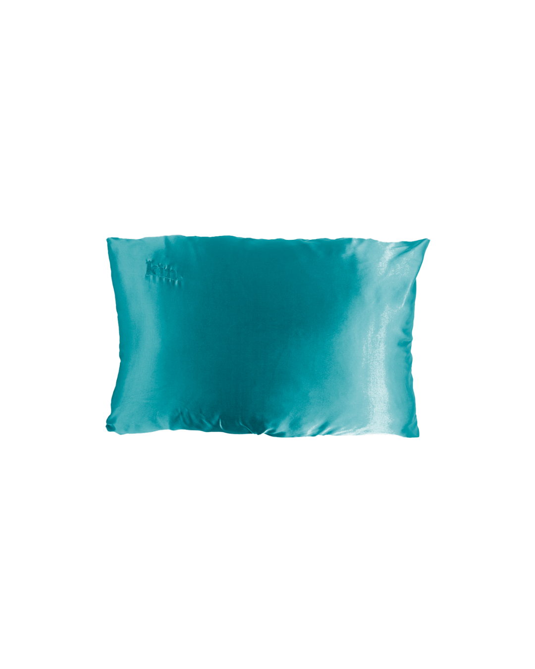 Aqua Blue Reversible Satin Bonnet Pillowcase