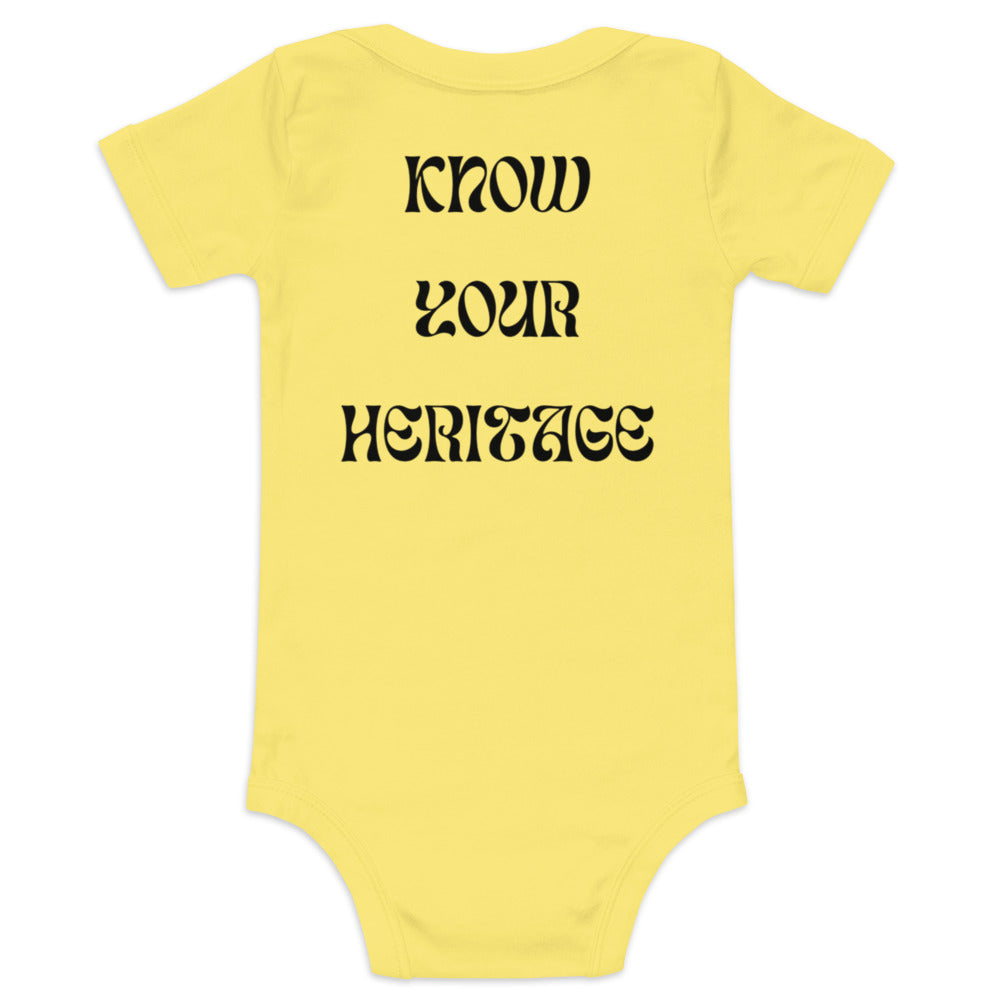Know Your Heritage Onesie