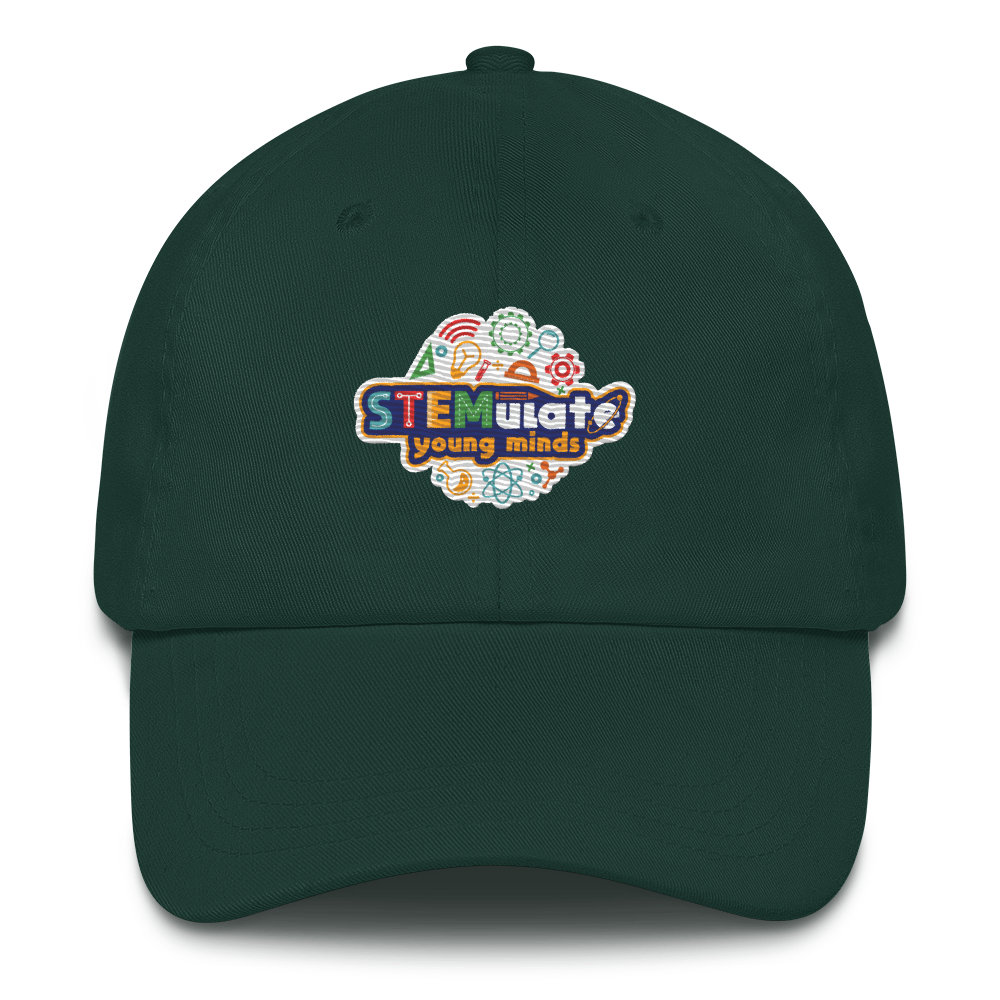 STEMulate Young Minds Dad Hat in Green