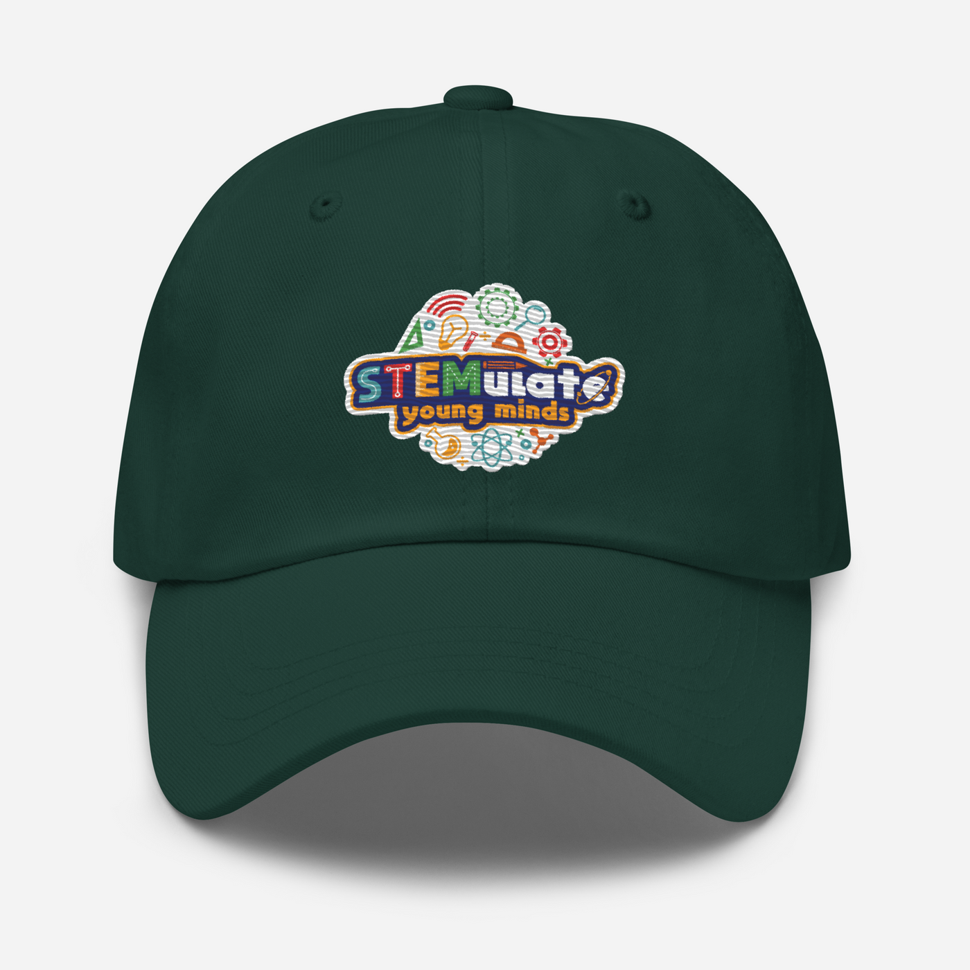 STEMulate Young Minds Dad Hat in Green
