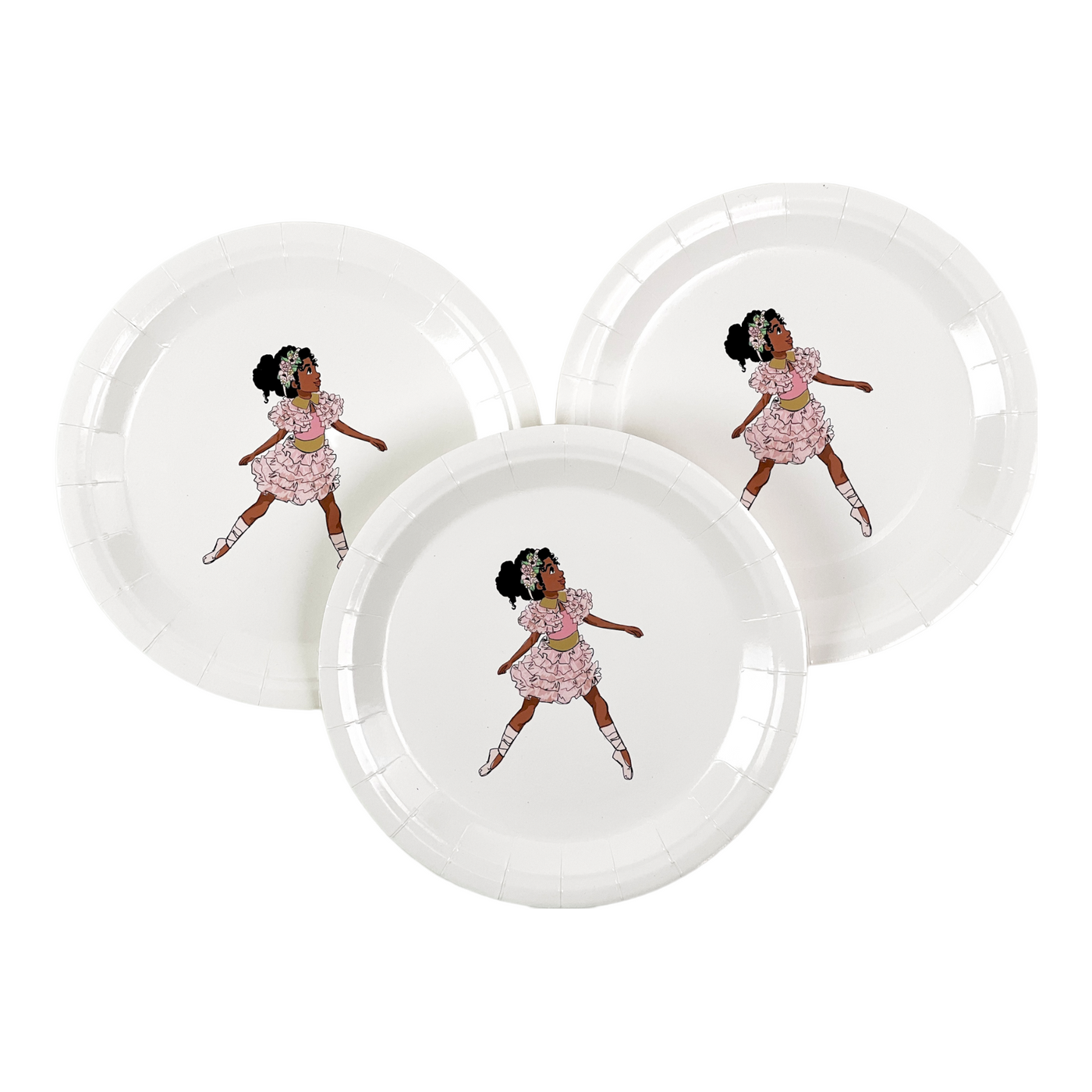 Ballerina Paper Plates (Large)