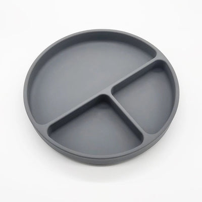 Silicone Suction Plate (Dark Grey)