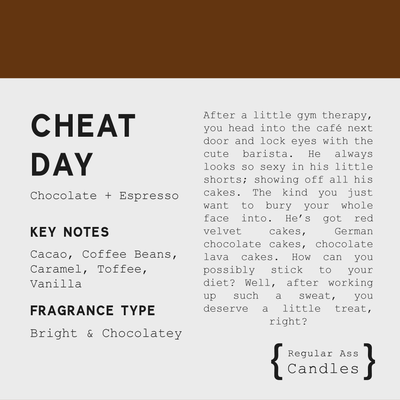 Cheat Day, Chocolate + Espresso 11oz Candle