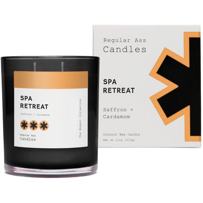 Spa Retreat, Saffron + Cardamom 11oz Candle