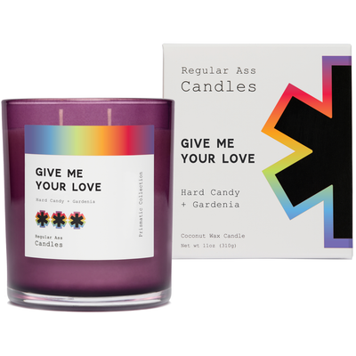 Give Me Your Love, Hard Candy + Gardenia 11oz Candle