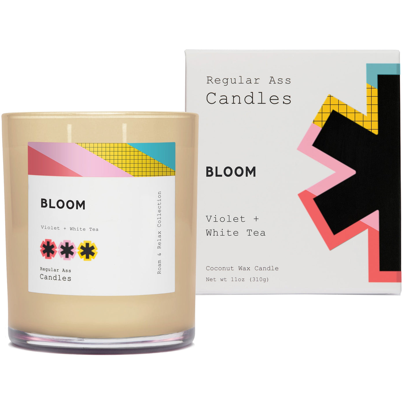 Bloom, Violet + White Tea 11oz Candle