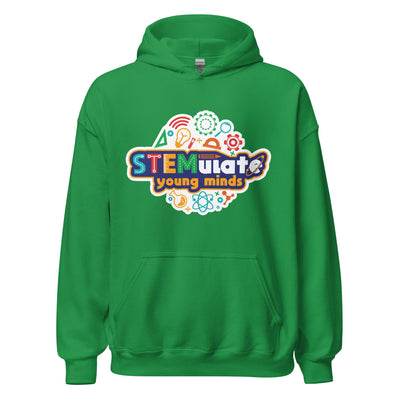 STEMulate Young Minds Hoodie in Irish Green