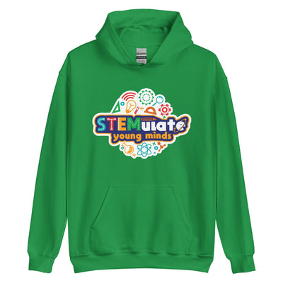 STEMulate Young Minds Hoodie in Irish Green