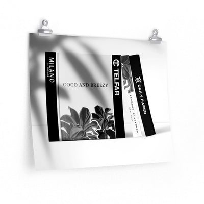 Everything Black Fashion Horizontal Posters