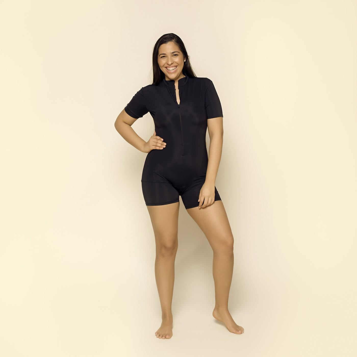 Period Swimwear Skinsuit | Black Sea