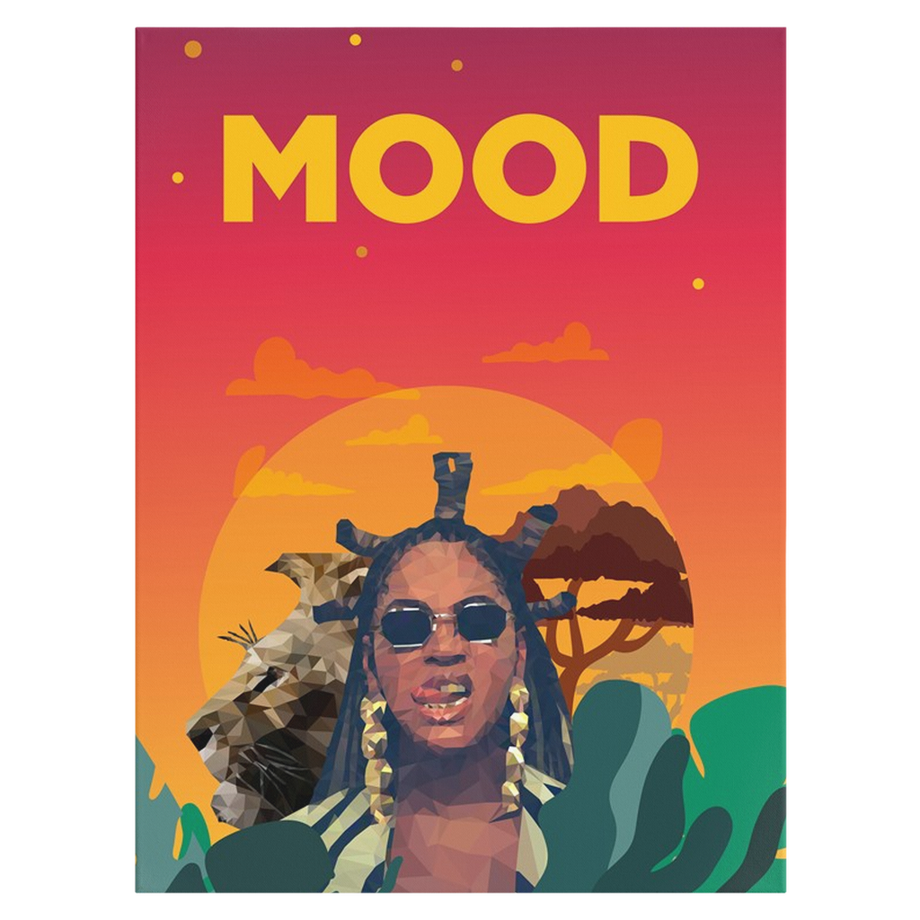I Am a Whole Mood Canvas