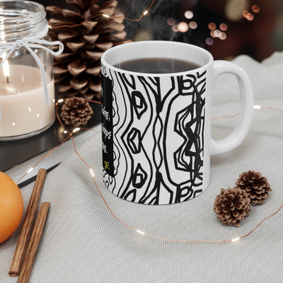 "No Matter" (BW) - Ceramic Mug