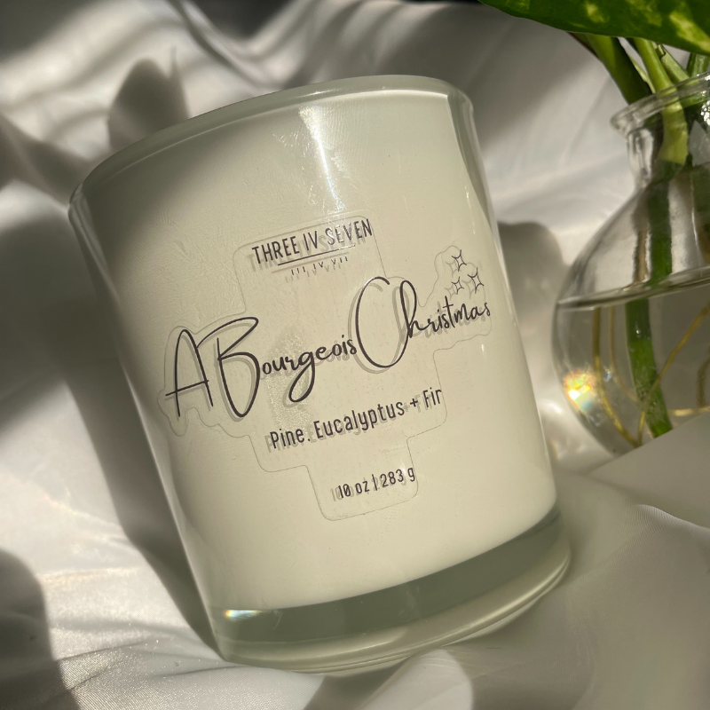 A Bourgeois Christmas Candle