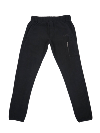 Kennedy Quarter-Zip Sweatpants (Matte Black)