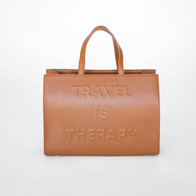 Travel Is Therapy Tote Bag