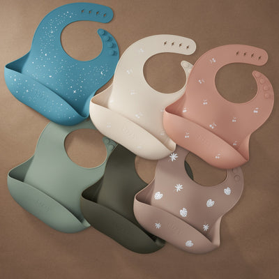 Baby Silicone Bib (Magical Teal)