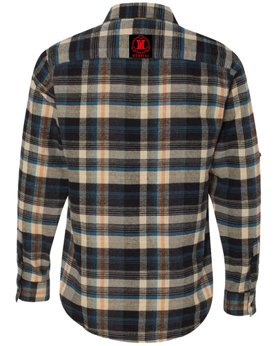Flannel Shirt-(Yarn-Dyed Long Sleeve)-Dk