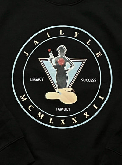"LADY of LOVE & PROTECTION:  LEGACY SUCCESS FAMULY" SWEATSHIRT| BLACK