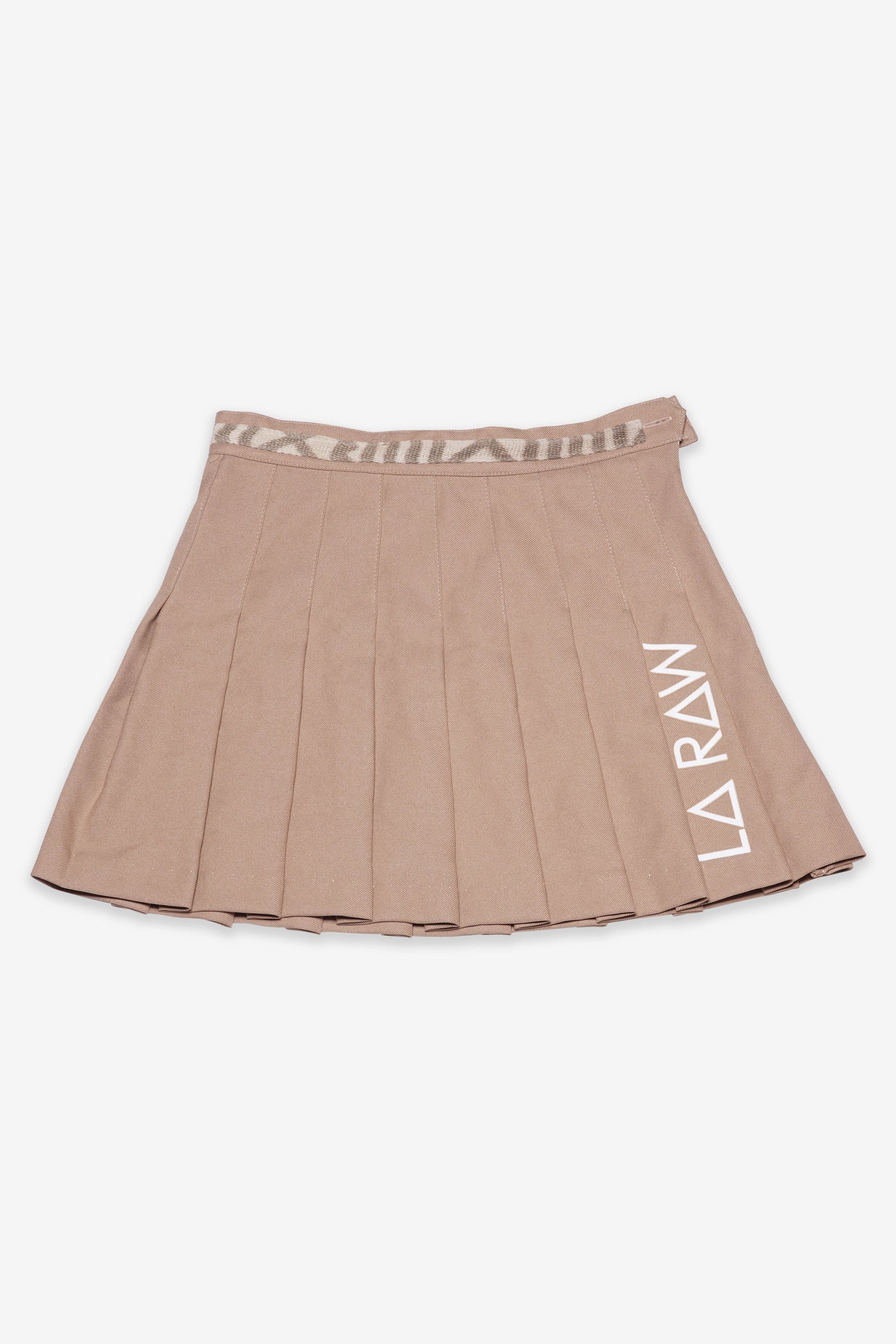 MUDCLOTH TENNIS SKIRT CAMEL