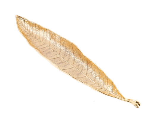 Gold Leaf Incense Holder