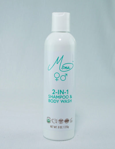 MENA™ ♀♂ 2 in 1 Shampoo & Body Wash 8 OZ.