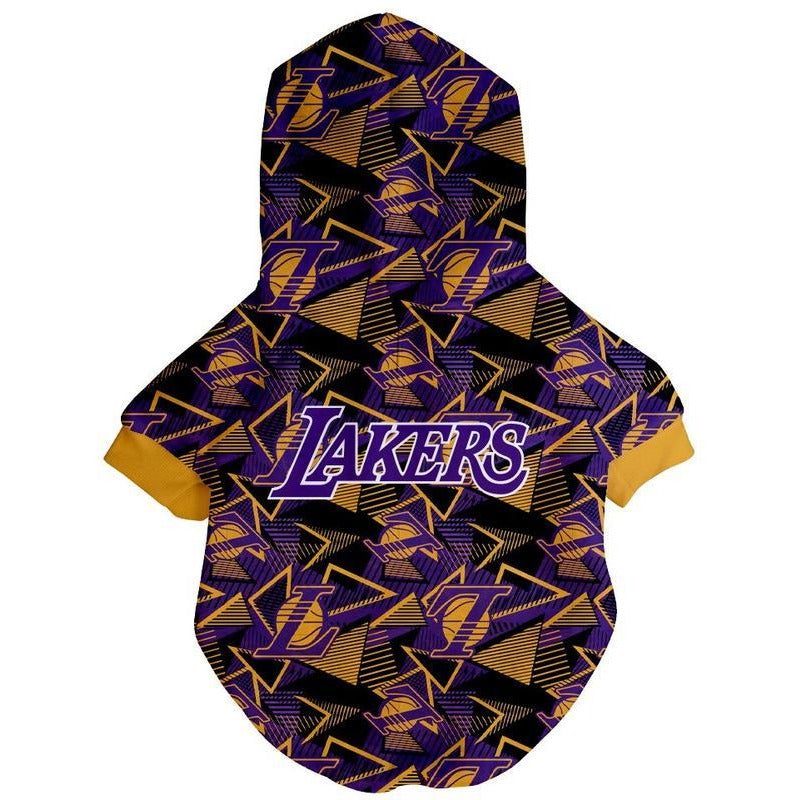 Los Angeles Lakers X Fresh Pawz - Hardwood Hoodie | Dog Clothing