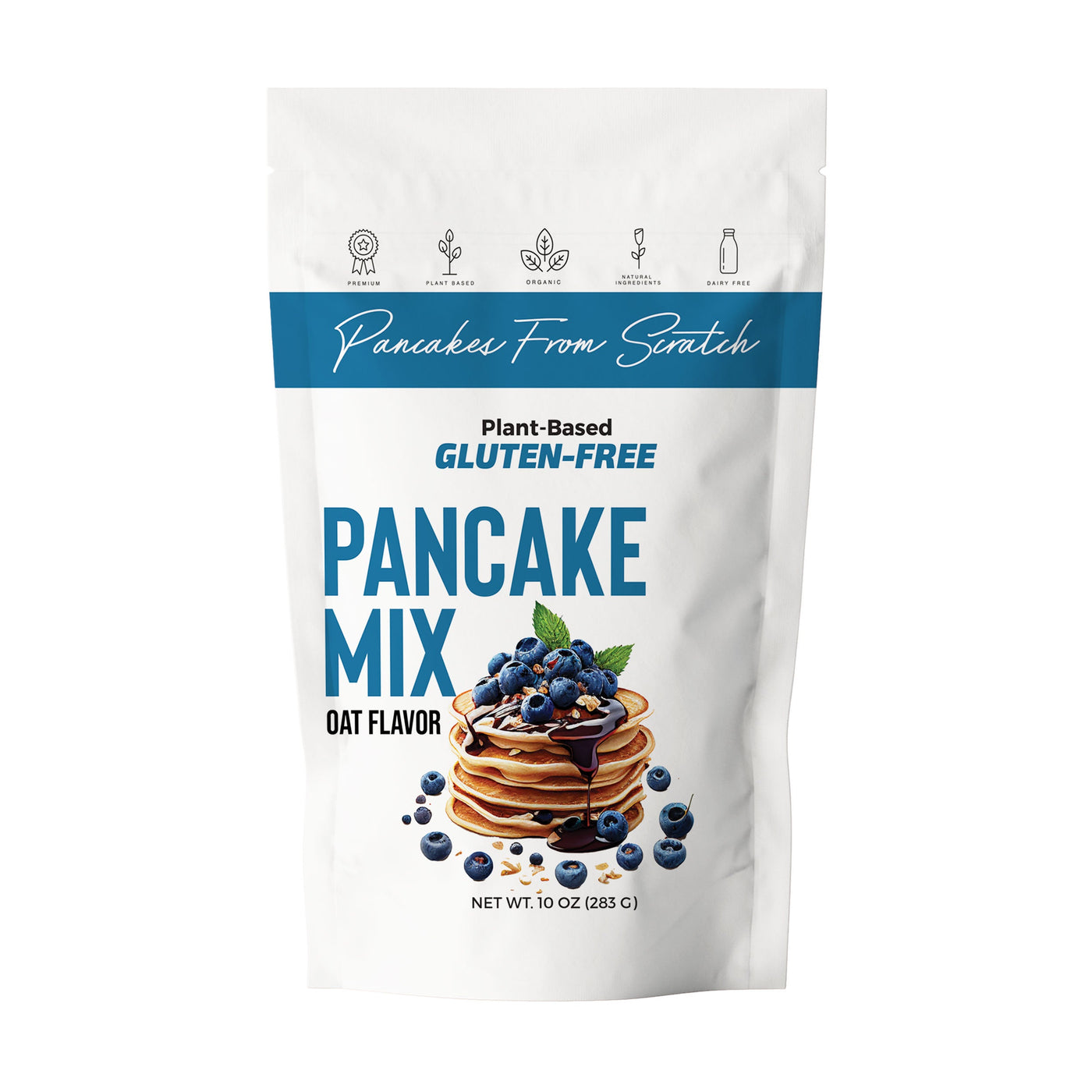 Pancakes From Scratch Vegan Gluten Free Oat Pancake & Waffle Mix