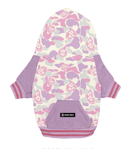 Pastel Pink Hoodie | Dog Clothing