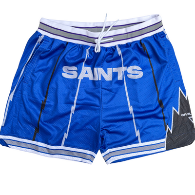 Saint Short Metallic Blue