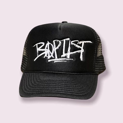 The Baptist X Dropout Collection Black Snapback