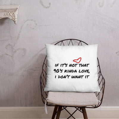90's Kinda Love| Love Jones Pillow