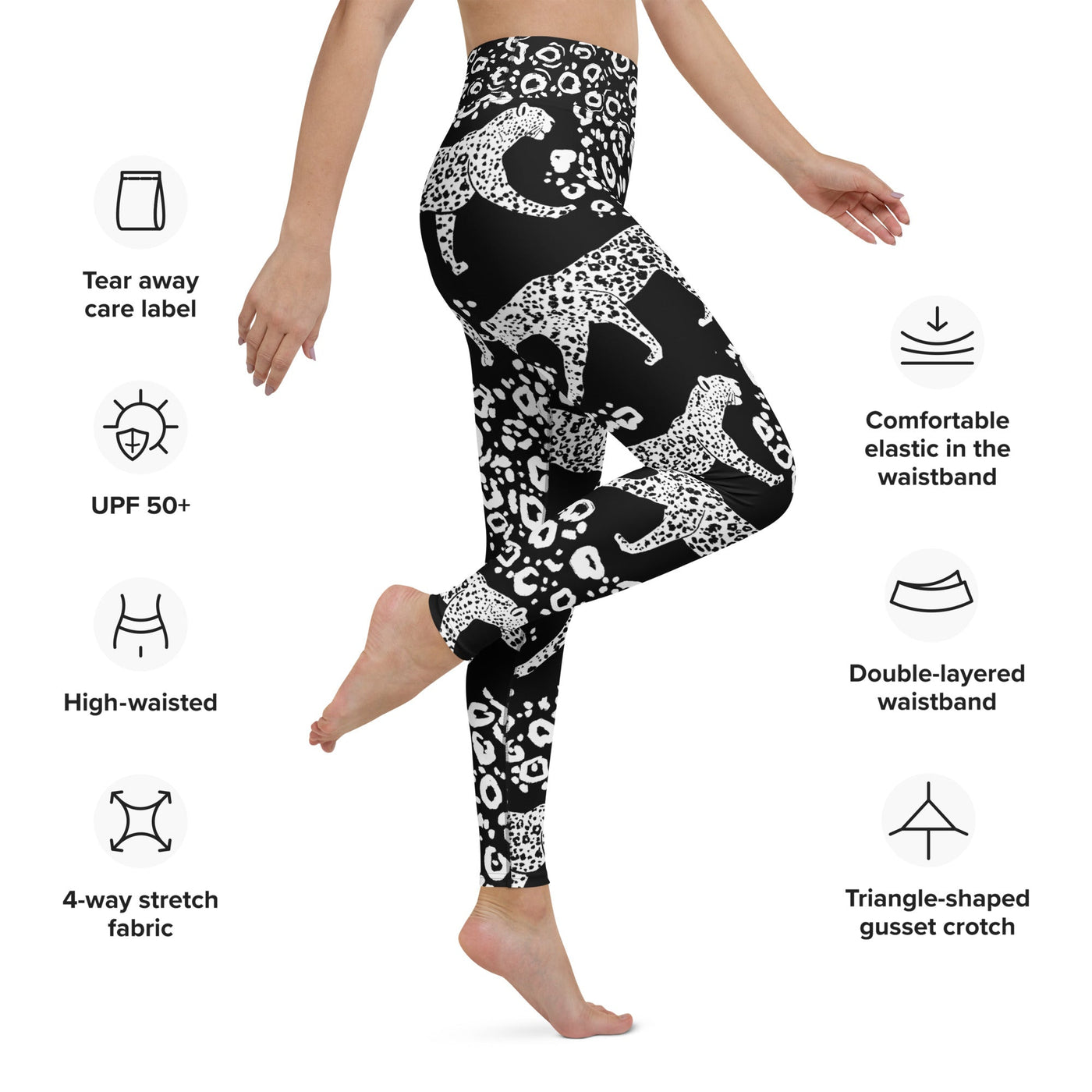 Jaguar Black Leggings