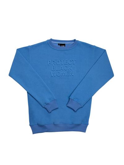 PBW - Crewneck Sweatshirt (Blue) - 3D Embroidery
