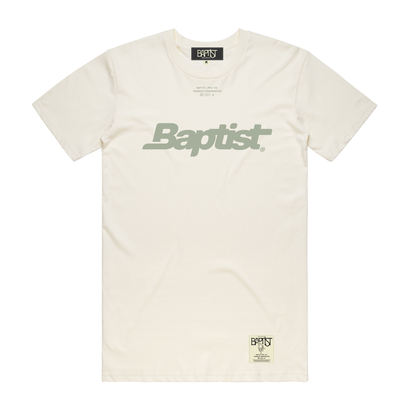 The Baptist Logo S/S Tee - Natural