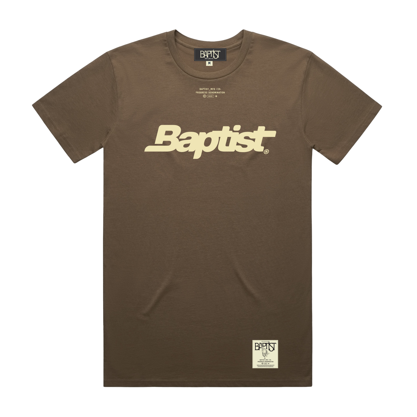The Baptist Logo S/S Tee - Walnut
