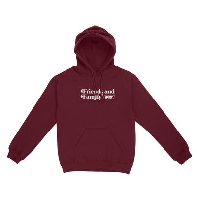 D17 Friends and Family Hoodie - Burgundy