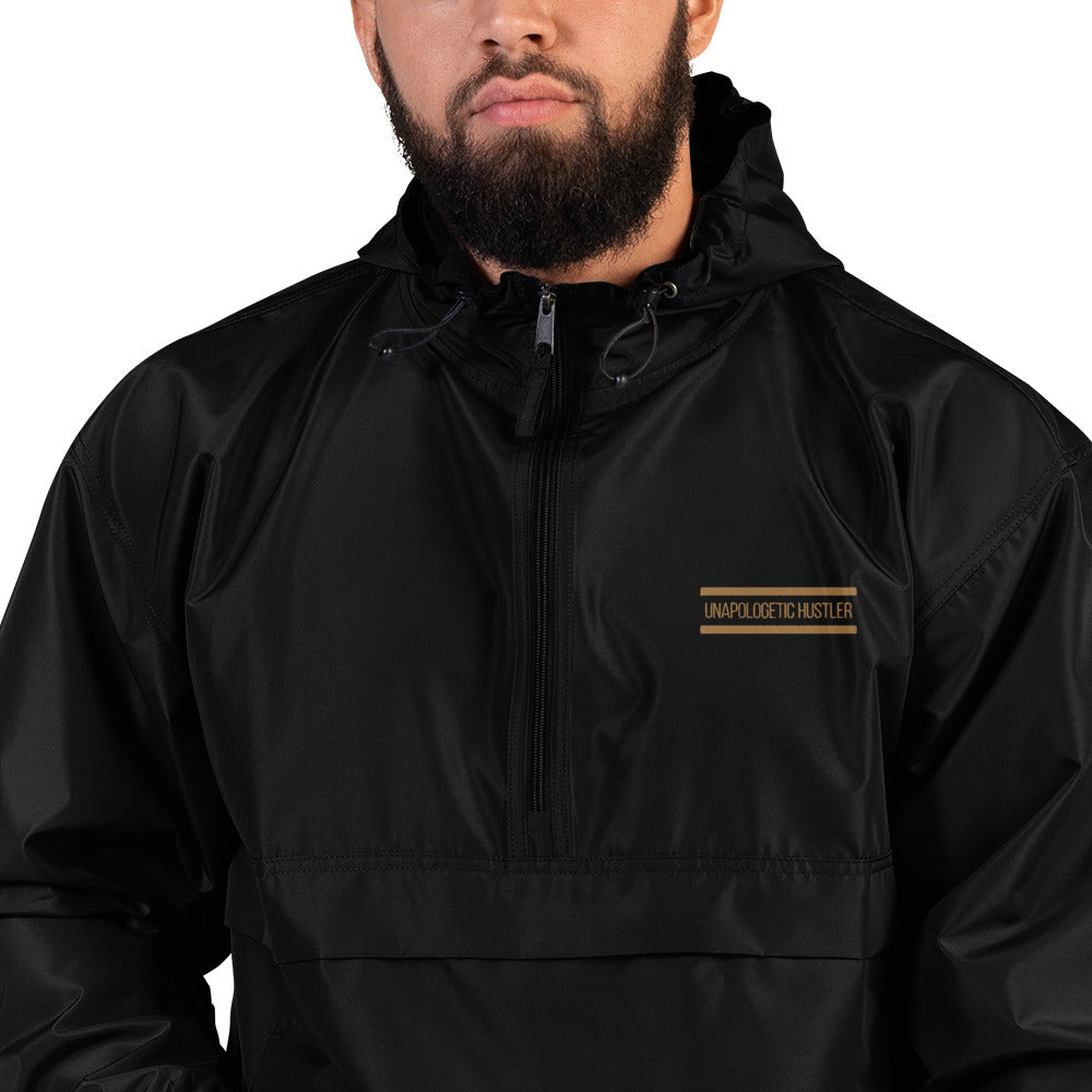 Unapologetic Hustler Embroidered Packable Pull Over