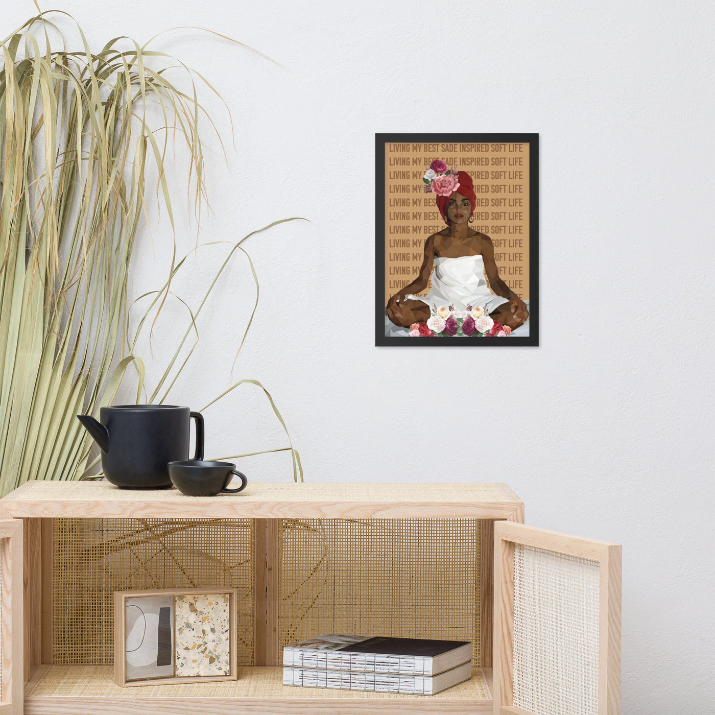 Sade Inspired Soft Life Framed Poster