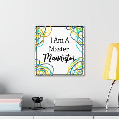Master Manifestor (Blue Multi) Canvas Wrap