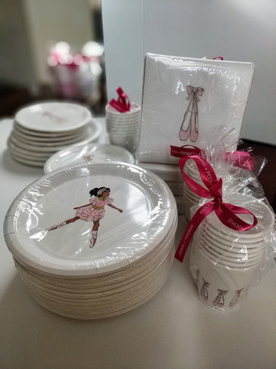 Ballerina Paper Plates (Large)