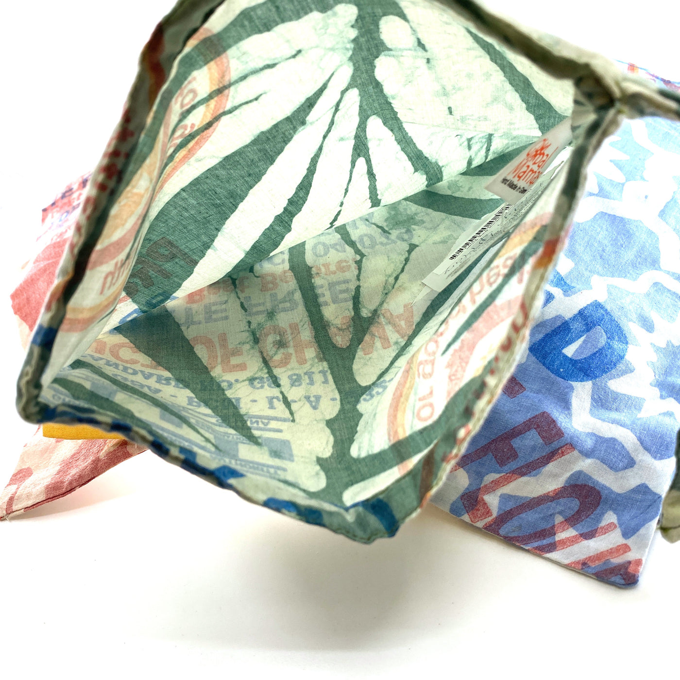Medium, Upcycled Handmade Drawstring Bags