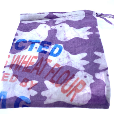 Medium, Upcycled Handmade Drawstring Bags