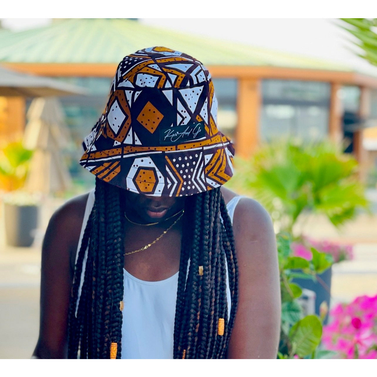 Efie and Awusi Reversible Bucket Hat Side 2