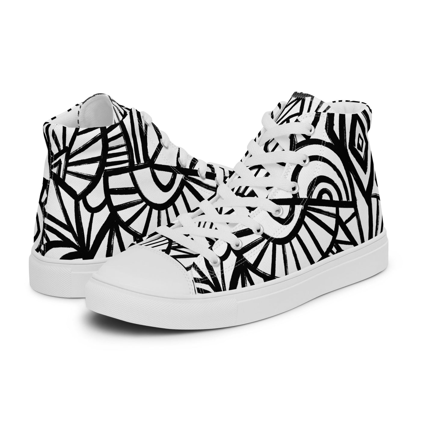 Graf High Top Canvas Sneakers