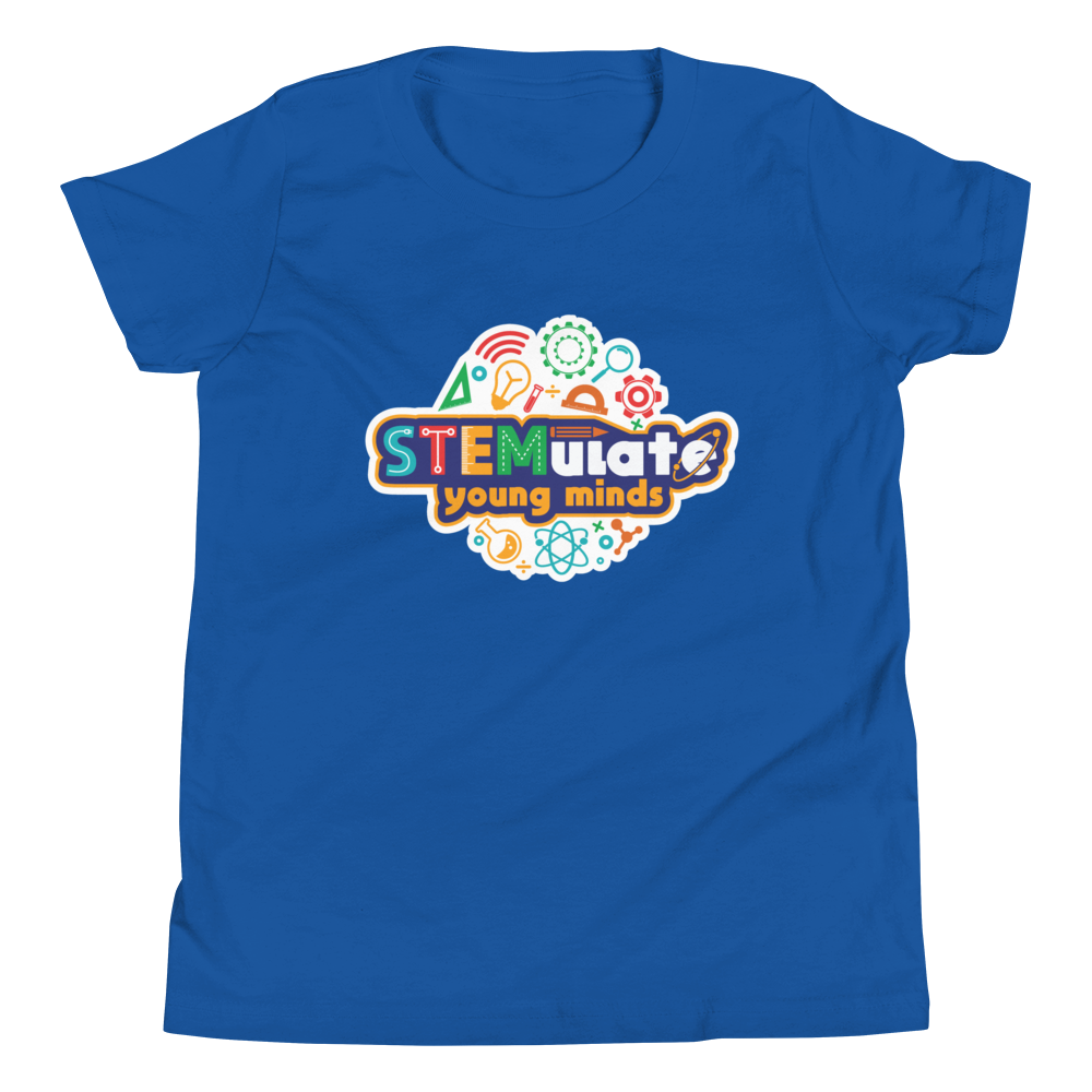 STEMulate Young Minds Tee in Royal